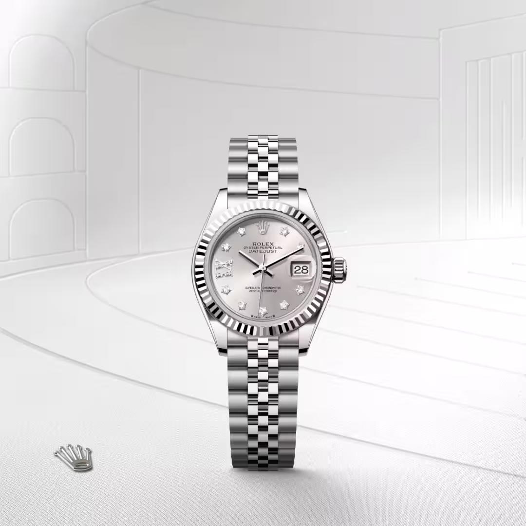Rolex Lady-Datejust White Rolesor - combination of Oystersteel and white gold M279174-0021 - Rolex Boutique Sentosa