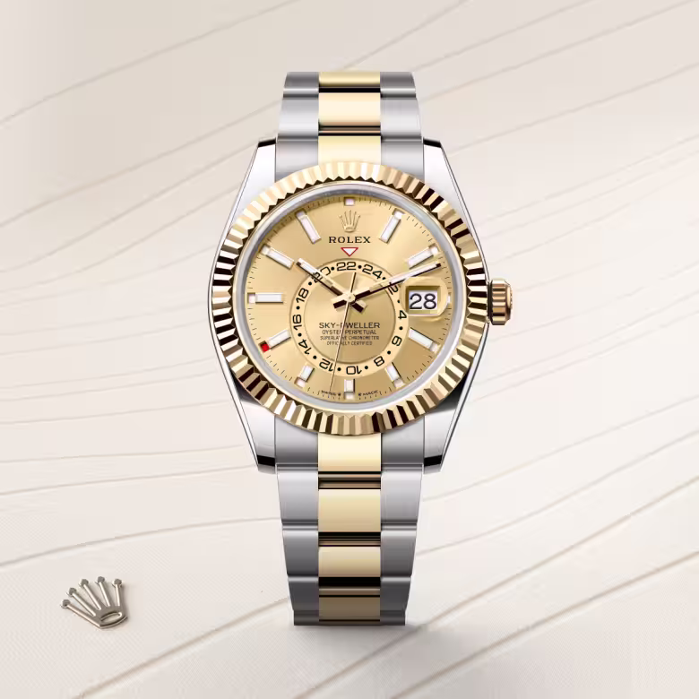 Rolex Sky-Dweller Yellow Rolesor - combination of Oystersteel and yellow gold M336933-0001 - Rolex Boutique Sentosa