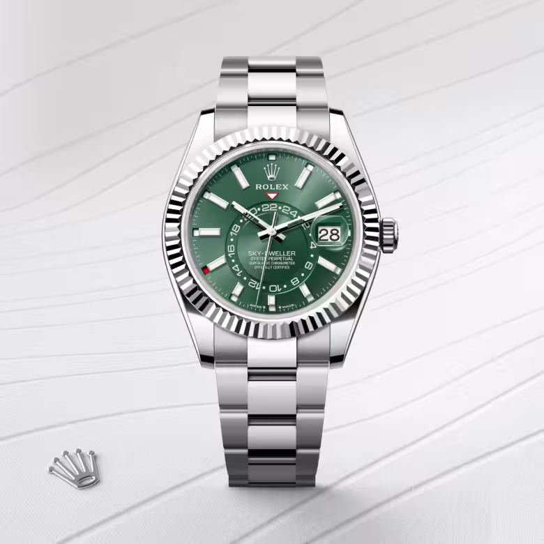 Rolex Sky-Dweller White Rolesor - combination of Oystersteel and white gold M336934-0001 - Rolex Boutique Sentosa