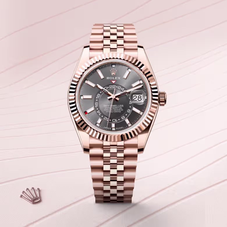 Rolex Sky-Dweller 18 ct Everose gold M336935-0008 - Rolex Boutique Sentosa