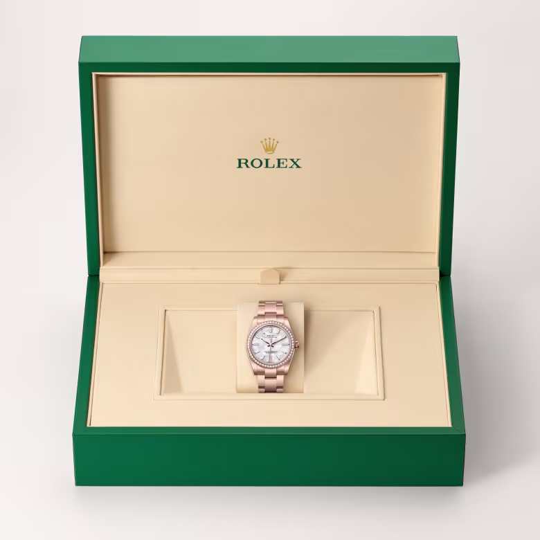 Rolex Oyster Perpetual 18 ct Everose gold M124245RBR-0002 - Rolex Boutique Sentosa