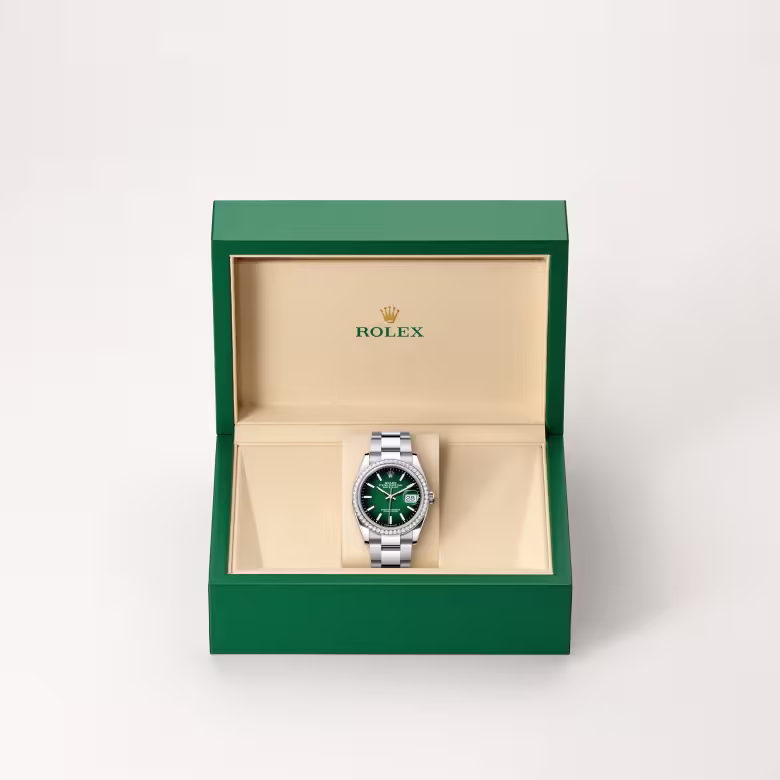 Rolex Datejust White Rolesor - combination of Oystersteel and white gold M126284RBR-0052 - Rolex Boutique Sentosa