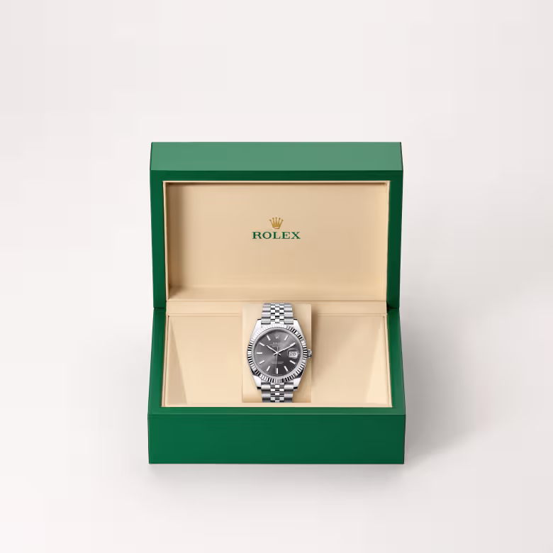 Rolex Datejust White Rolesor - combination of Oystersteel and white gold M126334-0014 - Rolex Boutique Sentosa