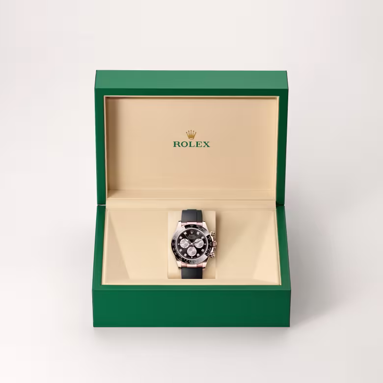 Rolex Cosmograph Daytona 18 ct Everose gold M126515LN-0004 - Rolex Boutique Sentosa