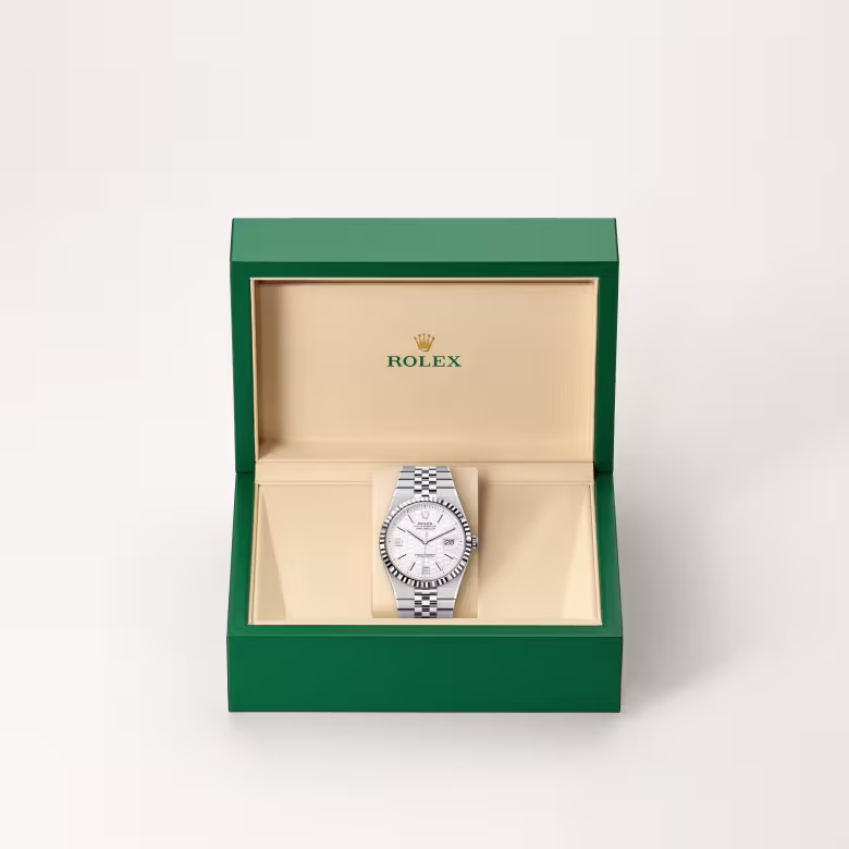 Rolex Land-Dweller White Rolesor - combination of Oystersteel and white gold M127334-0001 - Rolex Boutique Sentosa
