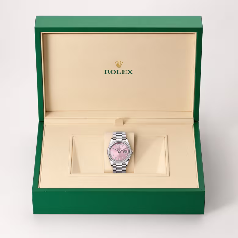 Rolex Day-Date 18 ct white gold M128399TBR-0029 - Rolex Boutique Sentosa