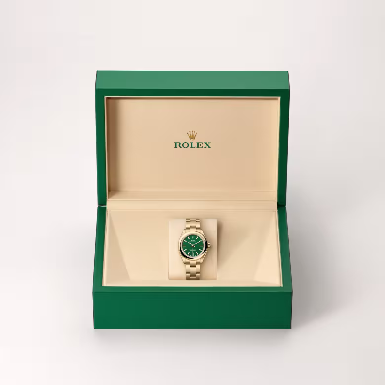 Rolex Oyster Perpetual 18 ct yellow gold M276208-0002 - Rolex Boutique Sentosa