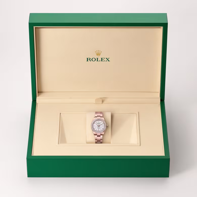 Rolex Oyster Perpetual 18 ct Everose gold M276245RBR-0001 - Rolex Boutique Sentosa