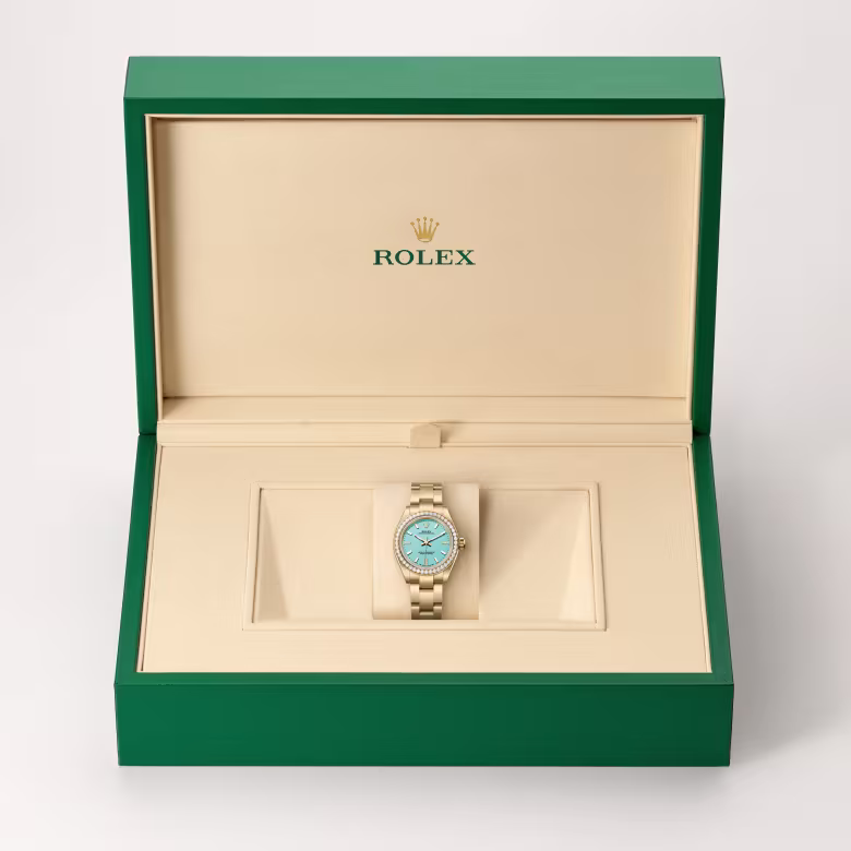 Rolex Oyster Perpetual 18 ct yellow gold M276248RBR-0001 - Rolex Boutique Sentosa