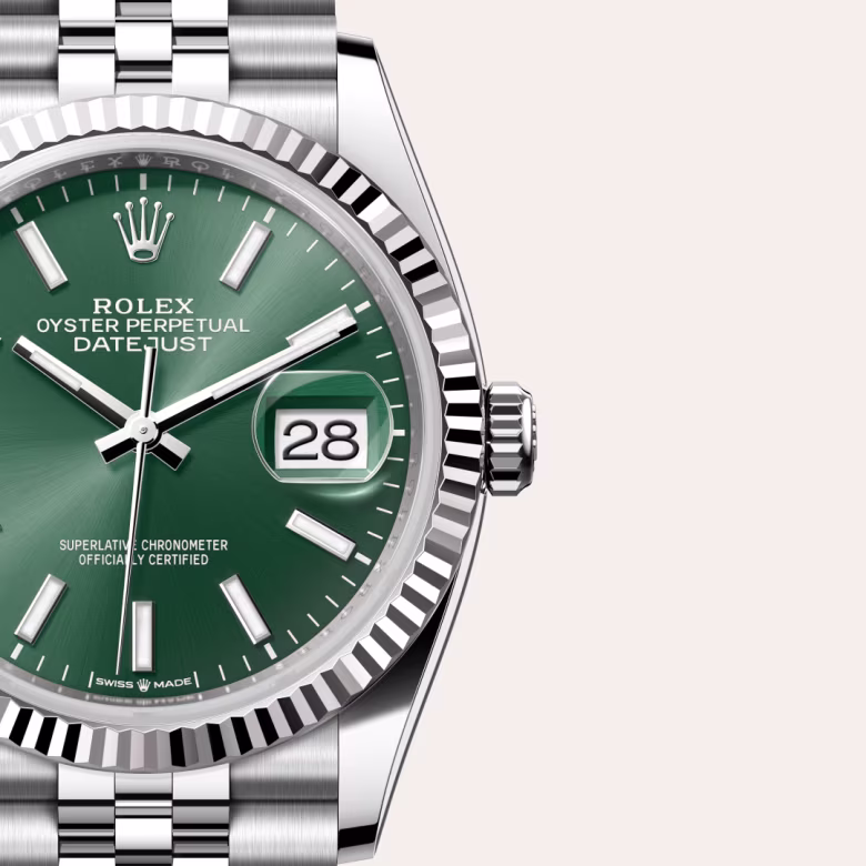 Rolex Datejust White Rolesor - combination of Oystersteel and white gold M126234-0051 - Rolex Boutique Sentosa