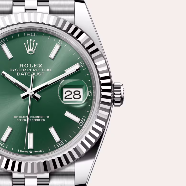 Rolex Datejust White Rolesor - combination of Oystersteel and white gold M126334-0028 - Rolex Boutique Sentosa