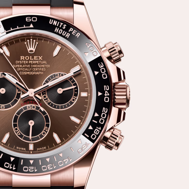 Rolex Cosmograph Daytona 18 ct Everose gold M126515LN-0010 - Rolex Boutique Sentosa
