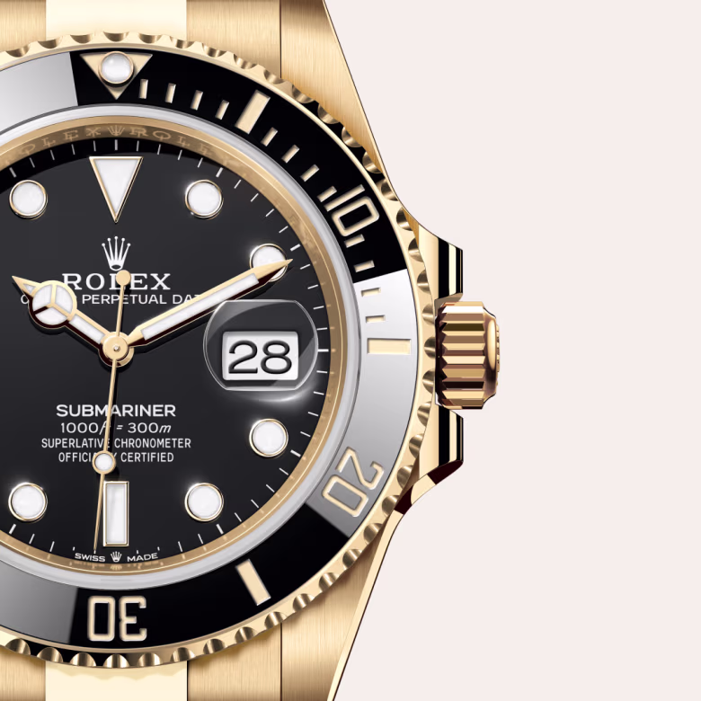 Rolex Submariner 18 ct yellow gold M126618LN-0002 - Rolex Boutique Sentosa