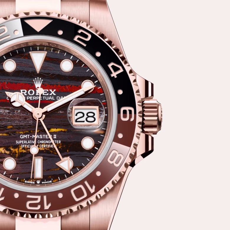 Rolex GMT-Master II 18 ct Everose gold M126715CHNR-0002 - Rolex Boutique Sentosa