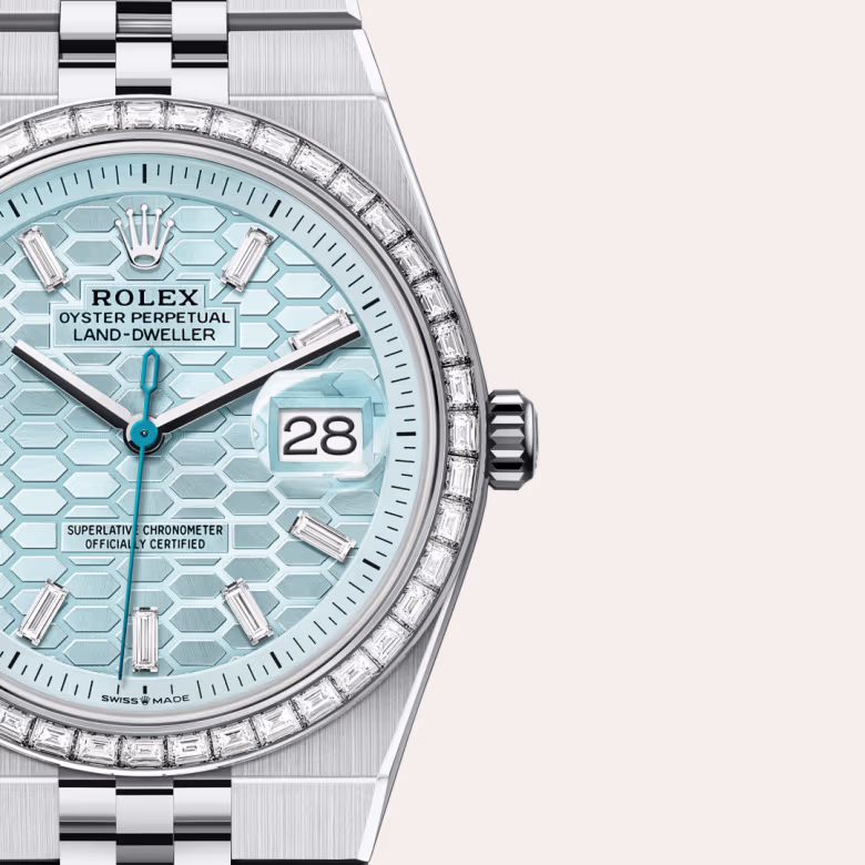Rolex Land-Dweller Platinum M127286TBR-0001 - Rolex Boutique Sentosa