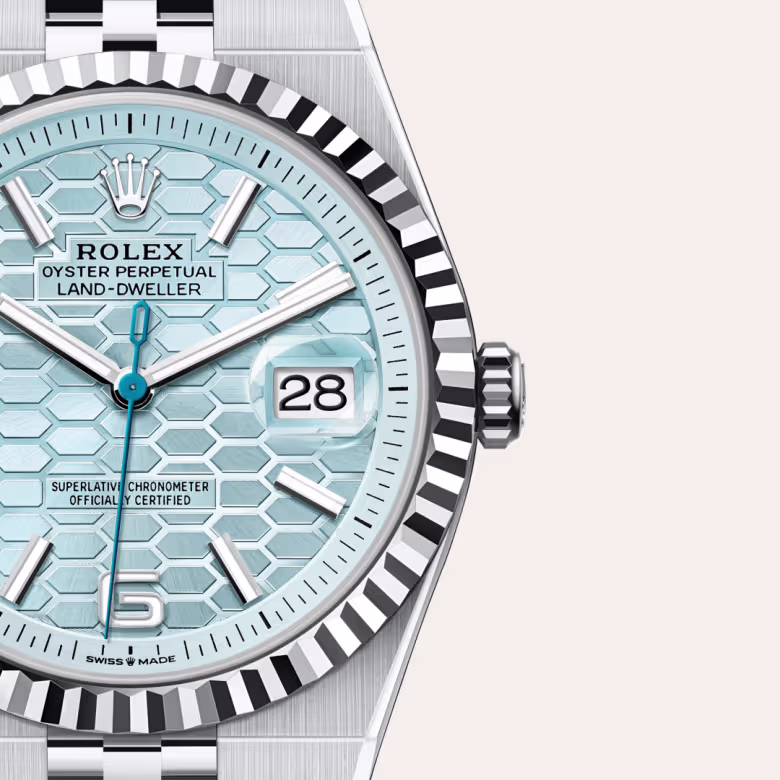 Rolex Land-Dweller Platinum M127336-0001 - Rolex Boutique Sentosa