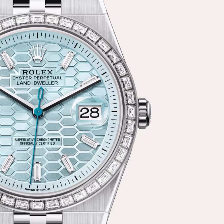 Rolex Land-Dweller Platinum M127386TBR-0001 - Rolex Boutique Sentosa