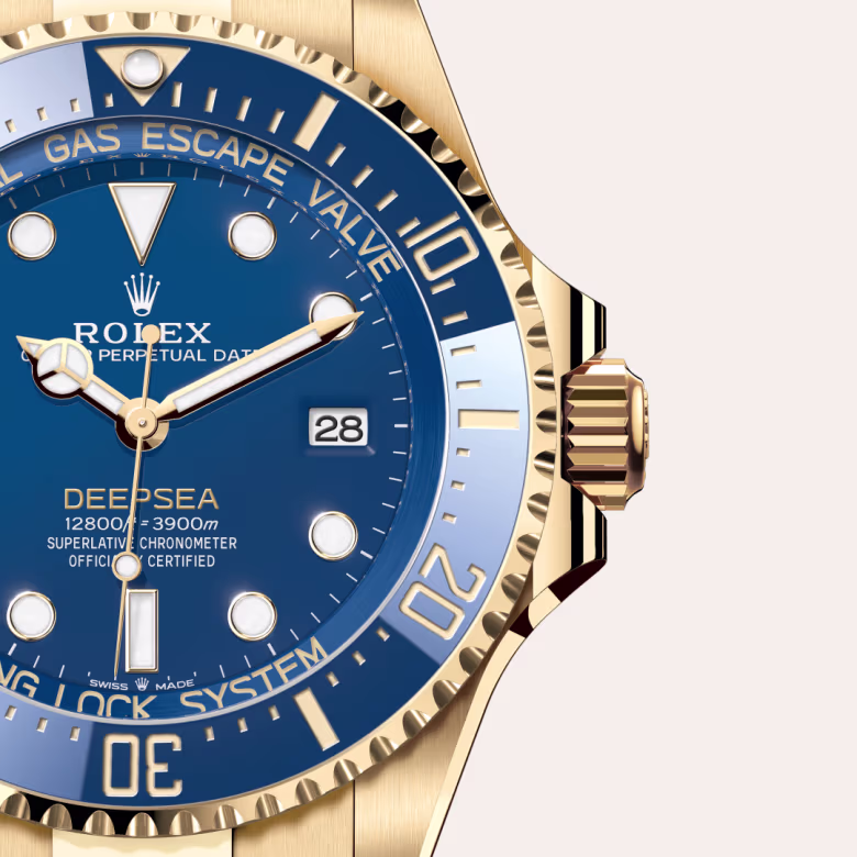 Rolex Deepsea 18 ct yellow gold M136668LB-0001 - Rolex Boutique Sentosa
