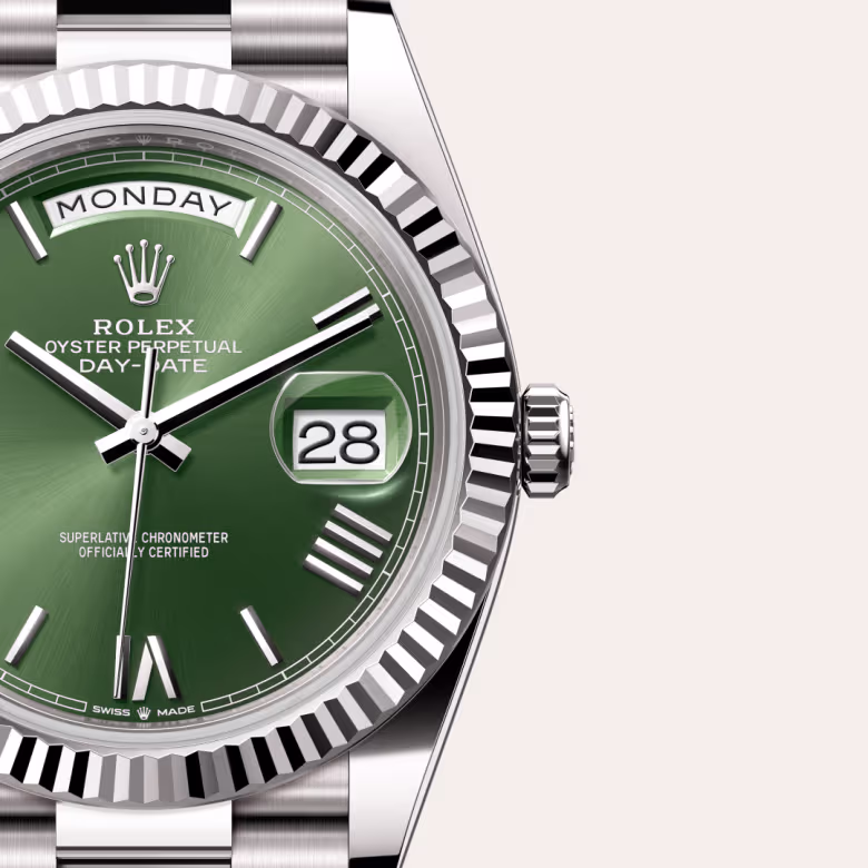 Rolex Day-Date 18 ct white gold M228239-0033 - Rolex Boutique Sentosa