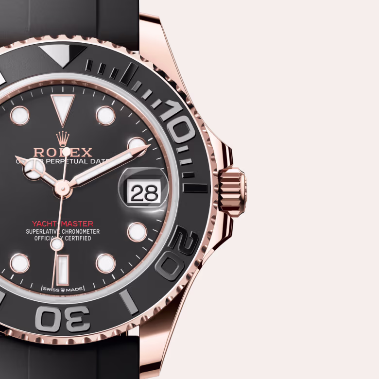 Rolex Yacht-Master 18 ct Everose gold M268655-0017 - Rolex Boutique Sentosa