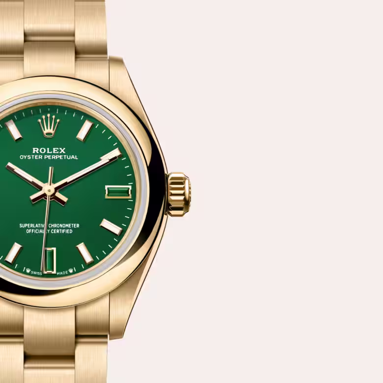 Rolex Oyster Perpetual 18 ct yellow gold M276208-0002 - Rolex Boutique Sentosa