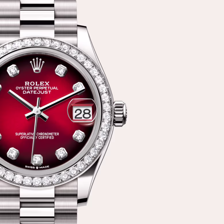 Rolex Datejust 18 ct white gold M278289RBR-0028 - Rolex Boutique Sentosa