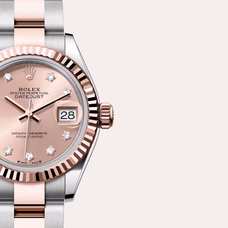 Rolex Lady-Datejust Everose Rolesor - combination of Oystersteel and Everose gold M279171-0028 - Rolex Boutique Sentosa