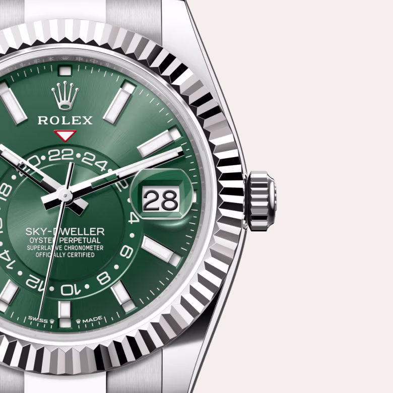 Rolex Sky-Dweller White Rolesor - combination of Oystersteel and white gold M336934-0001 - Rolex Boutique Sentosa