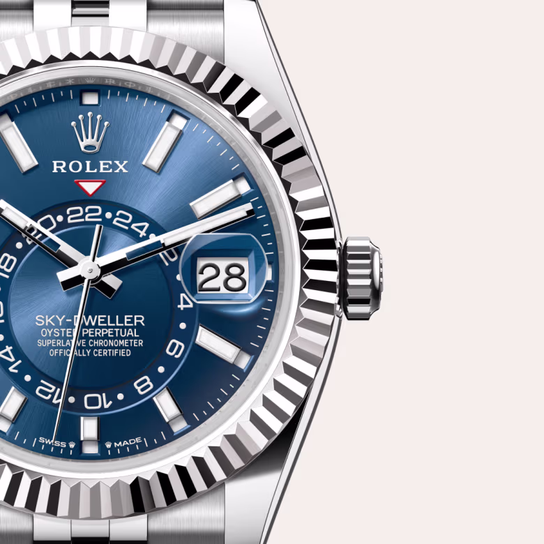 Rolex Sky-Dweller White Rolesor - combination of Oystersteel and white gold M336934-0006 - Rolex Boutique Sentosa