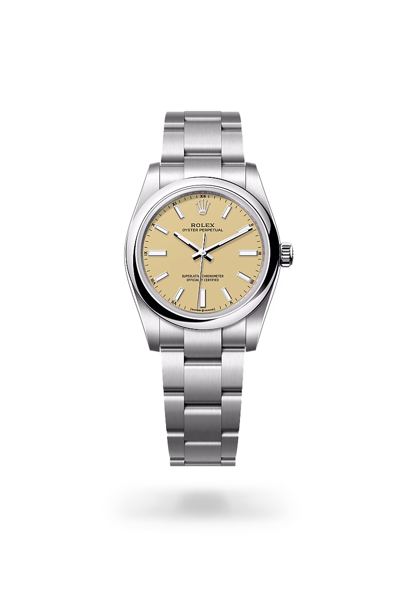 Rolex - Oyster Perpetual 34 - 34 mm, Oyster, Oystersteel M124200-0007