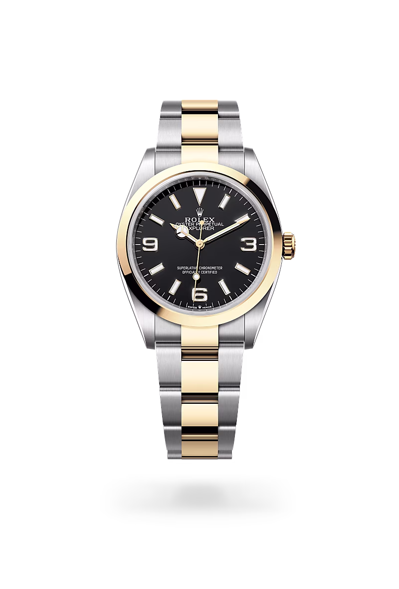 Rolex Explorer Yellow Rolesor - combination of Oystersteel and yellow gold M124273-0001 - Rolex Boutique Sentosa