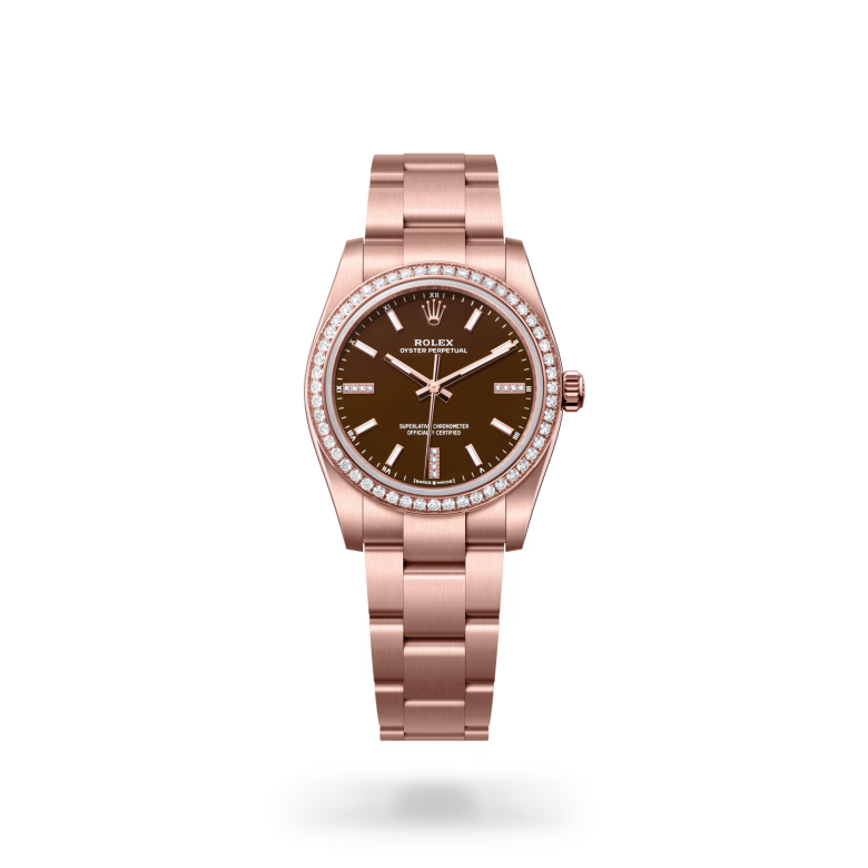Rolex Oyster Perpetual 18 ct Everose gold M124245RBR-0001 - Rolex Boutique Sentosa