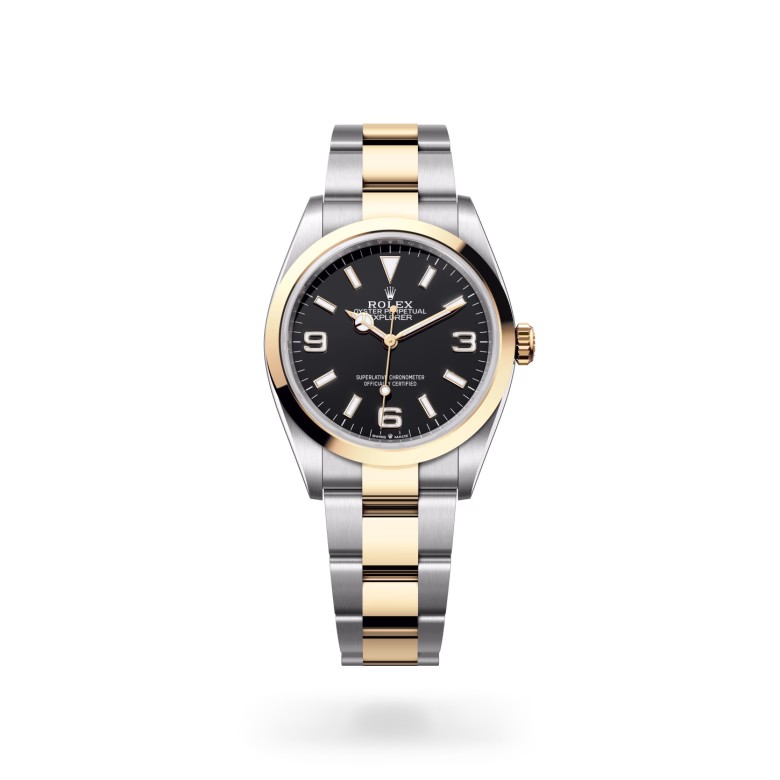 Rolex Explorer Yellow Rolesor - combination of Oystersteel and yellow gold M124273-0001 - Rolex Boutique Sentosa