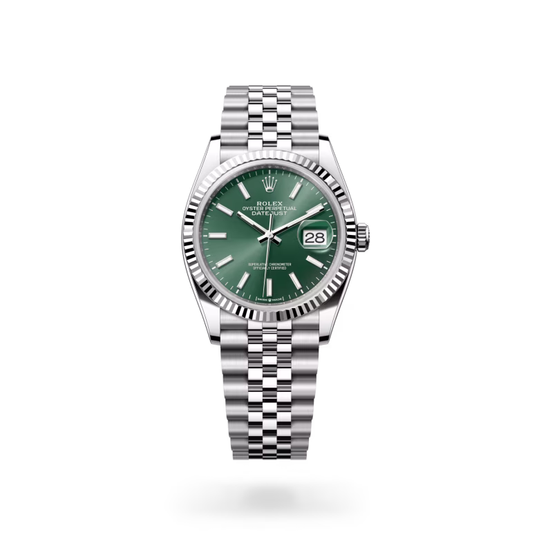 Rolex Datejust White Rolesor - combination of Oystersteel and white gold M126234-0051 - Rolex Boutique Sentosa