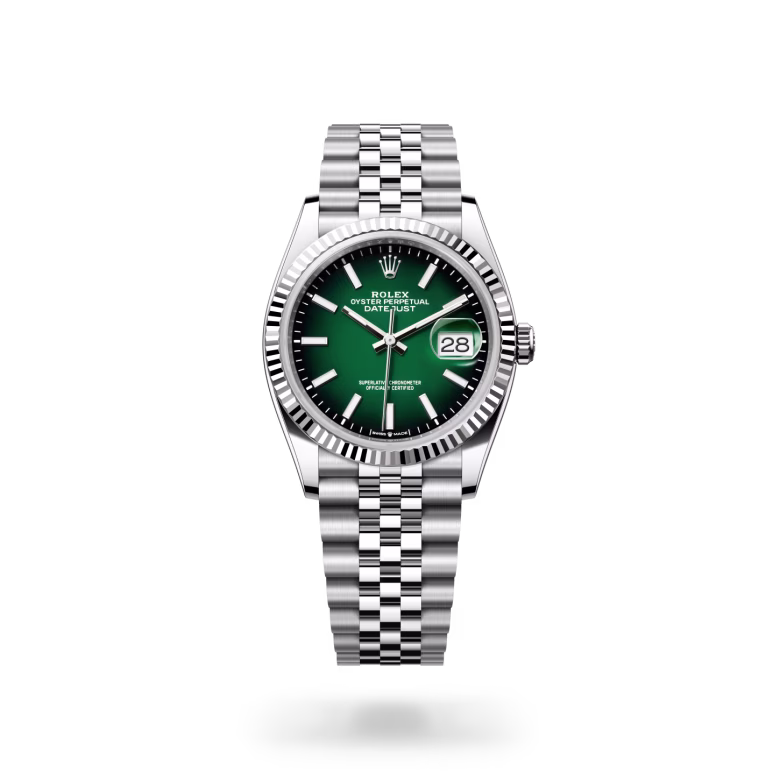 Rolex Datejust White Rolesor - combination of Oystersteel and white gold M126234-0059 - Rolex Boutique Sentosa