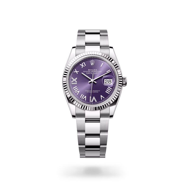 Rolex Datejust White Rolesor - combination of Oystersteel and white gold M126234-0064 - Rolex Boutique Sentosa
