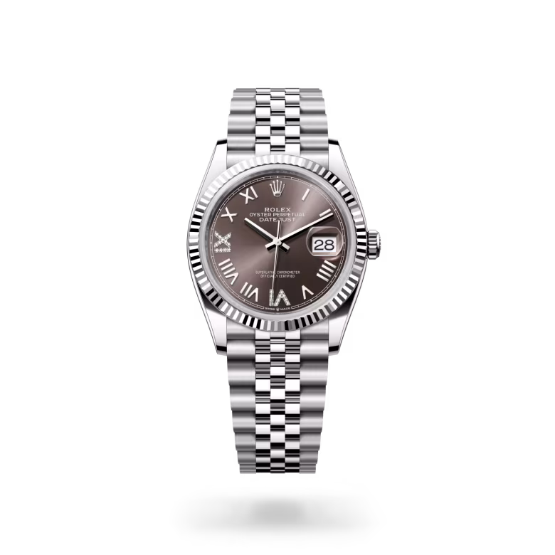 Rolex Datejust White Rolesor - combination of Oystersteel and white gold M126234-0071 - Rolex Boutique Sentosa