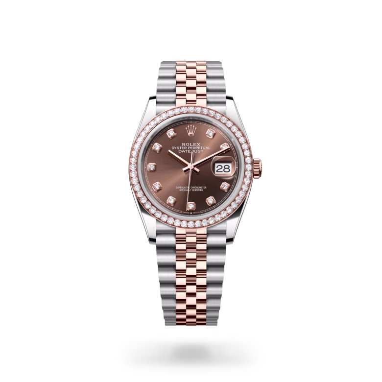 Rolex Datejust Everose Rolesor - combination of Oystersteel and Everose gold M126281RBR-0041 - Rolex Boutique Sentosa
