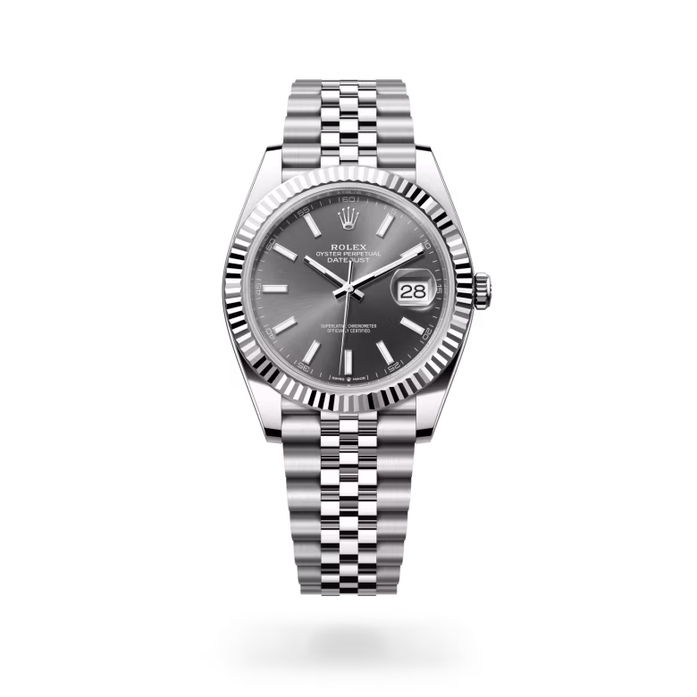 Rolex Datejust White Rolesor - combination of Oystersteel and white gold M126334-0014 - Rolex Boutique Sentosa