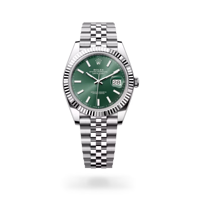 Rolex Datejust White Rolesor - combination of Oystersteel and white gold M126334-0028 - Rolex Boutique Sentosa