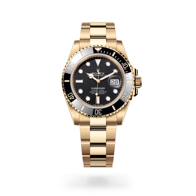 Rolex Submariner 18 ct yellow gold M126618LN-0002 - Rolex Boutique Sentosa
