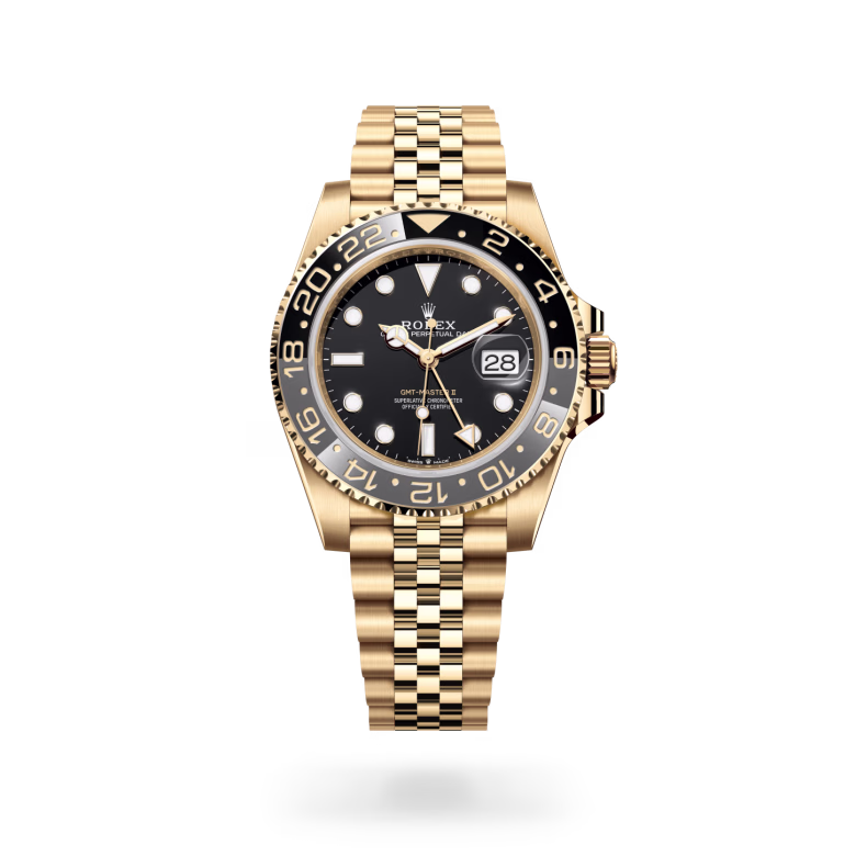Rolex GMT-Master II 18 ct yellow gold M126718GRNR-0001 - Rolex Boutique Sentosa