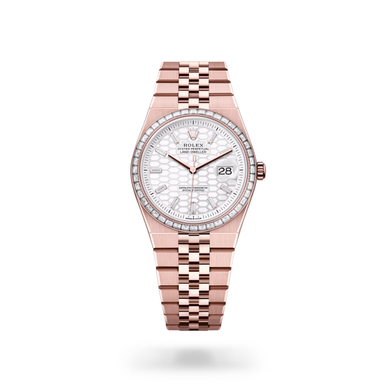 Rolex Land-Dweller 18 ct Everose gold M127285TBR-0002 - Rolex Boutique Sentosa