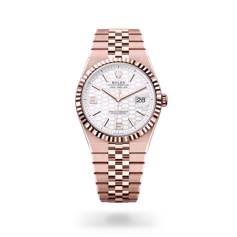 Rolex Land-Dweller 18 ct Everose gold M127335-0001 - Rolex Boutique Sentosa