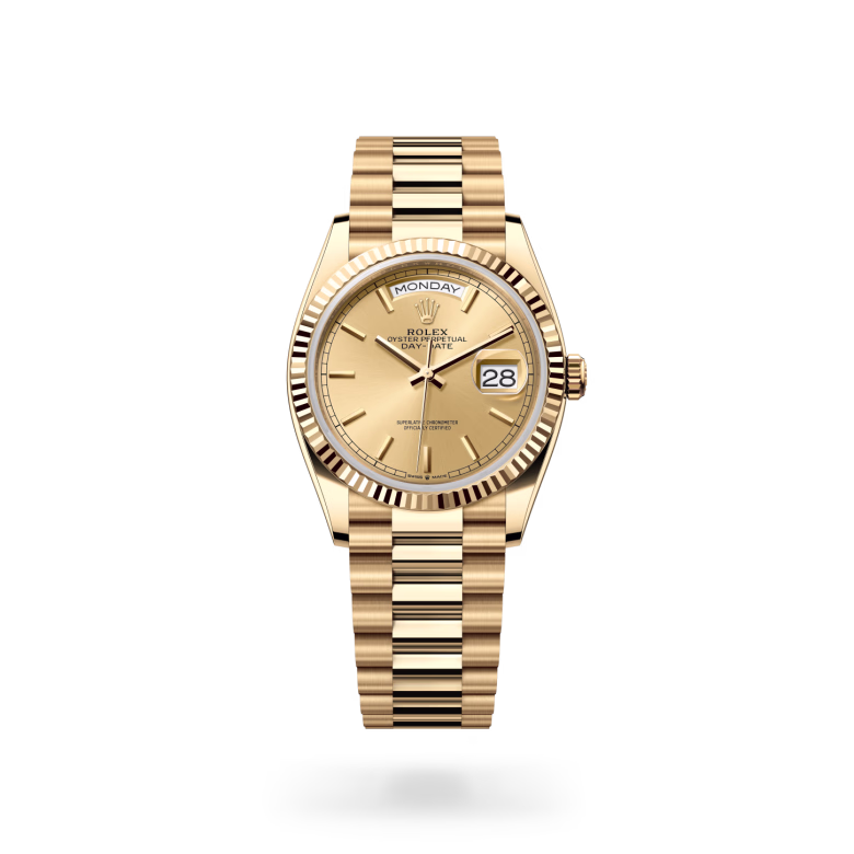 Rolex Day-Date 18 ct yellow gold M128238-0045 - Rolex Boutique Sentosa