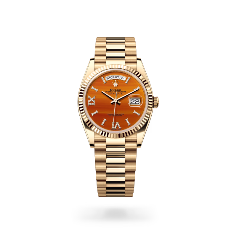 Rolex Day-Date 18 ct yellow gold M128238-0088 - Rolex Boutique Sentosa