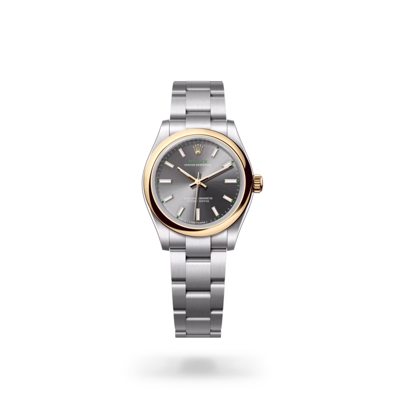 Rolex Oyster Perpetual Yellow Rolesor - combination of Oystersteel and yellow gold M277203-0001 - Rolex Boutique Sentosa