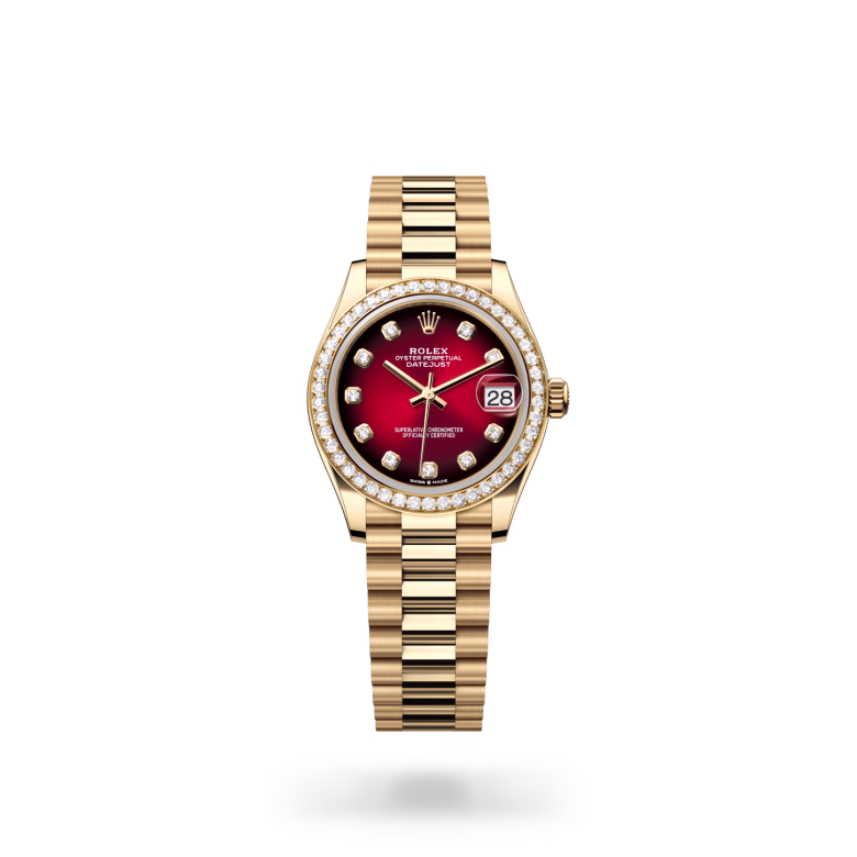 Rolex Datejust 18 ct yellow gold M278288RBR-0041 - Rolex Boutique Sentosa