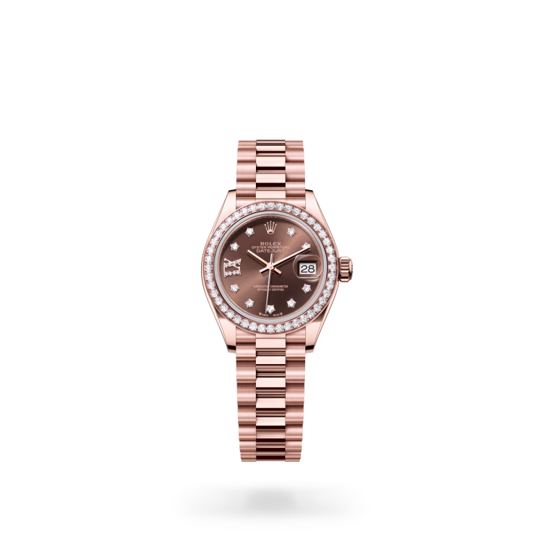 Rolex Lady-Datejust 18 ct Everose gold M279135RBR-0001 - Rolex Boutique Sentosa