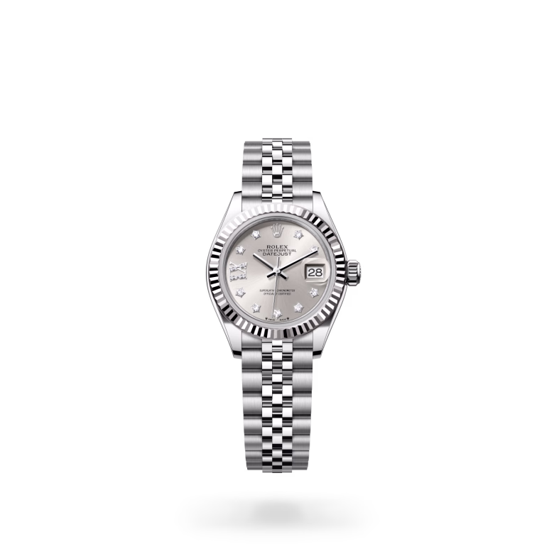 Rolex Lady-Datejust White Rolesor - combination of Oystersteel and white gold M279174-0021 - Rolex Boutique Sentosa